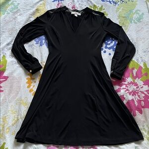 MICHAEL Michael Kors Black Long Sleeve Dress